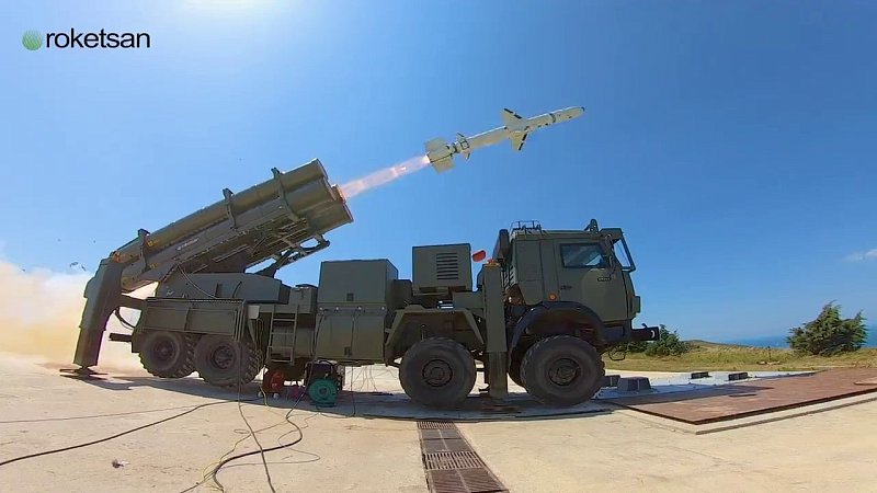 Испытания берегового ракетного комплекса ATMACA, Турция